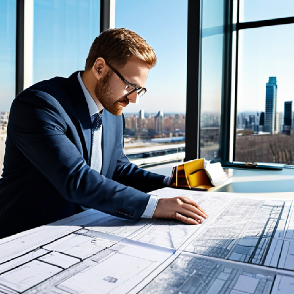 도시계획 전문가의 커리어 패스 - Urban Planner at Work**
"A professional urban planner, fully clothed in a modest business casual ou...