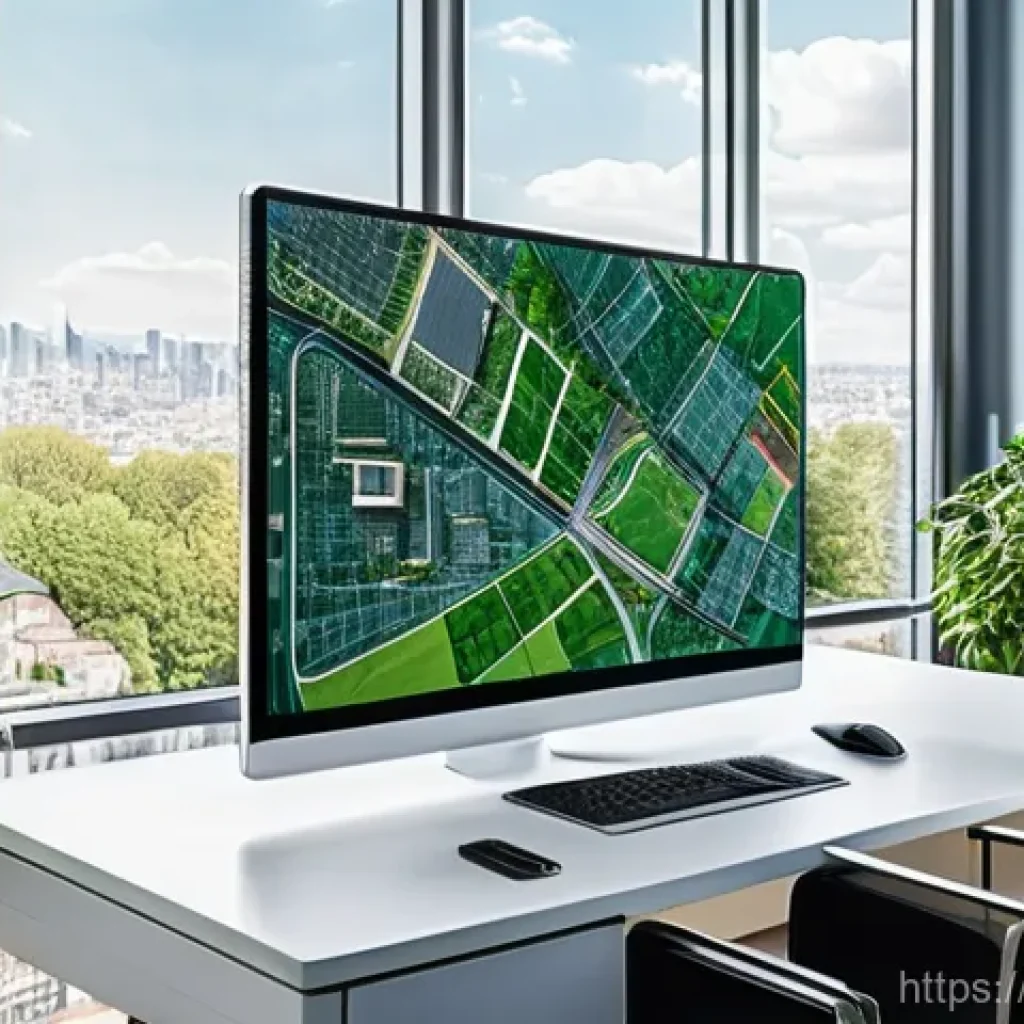 도시계획 전문가 경력 관리 방법 - **Prompt: A modern urban planner working diligently in a sophisticated, sunlit office in a contempor...